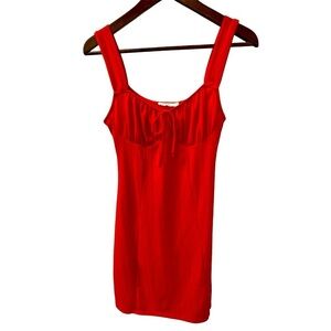 Lush Dress Bathing Suit Cover-up Orange Lightweight Thin Women’s Size Small